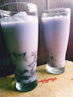 Foto resep Es jelly ubi ungu