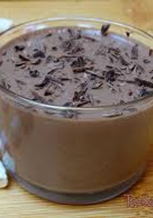 Una foto de Postre de chocolate