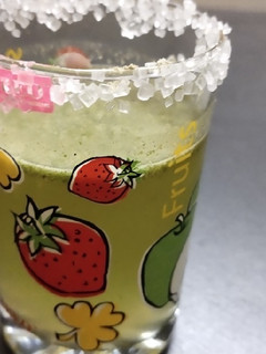 A picture of Lemon mojito or mocktail.