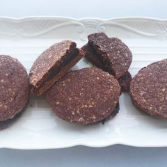 A picture of Chocolate Ganache Wafers.