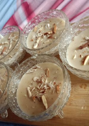 A picture of Badami kheer.