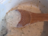 Salsa Blanca con Champiñones