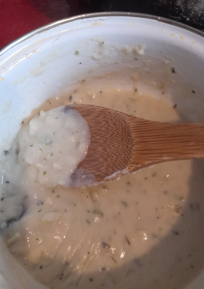 Una foto de Salsa Blanca con Champiñones