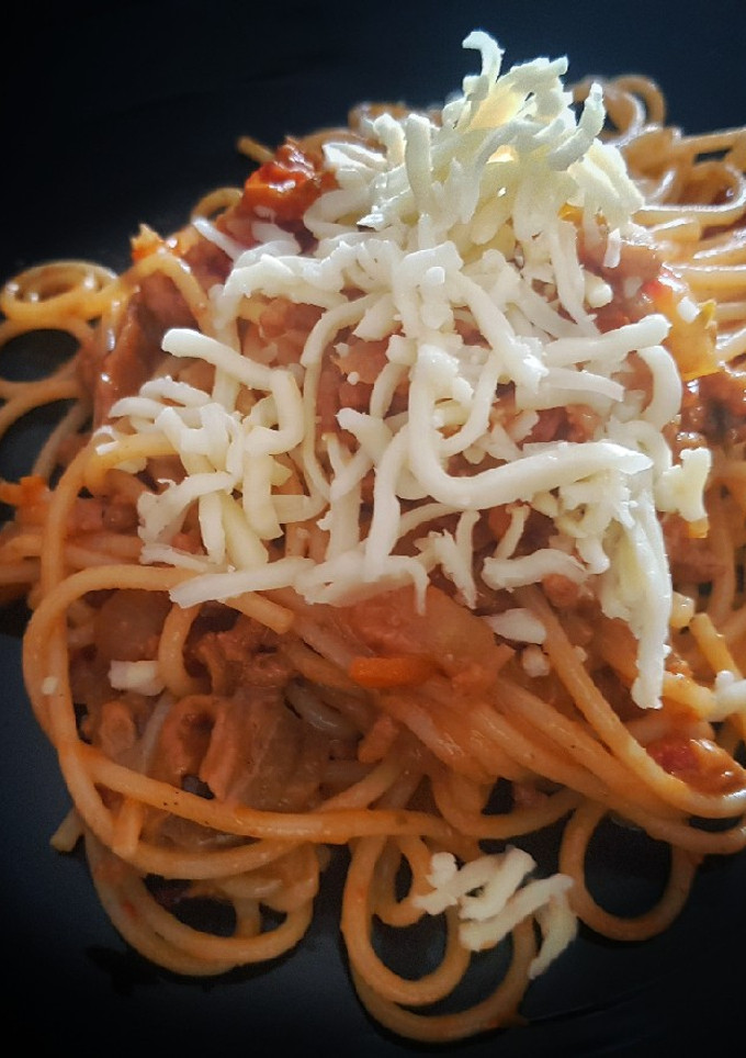 Una foto de Spaghetti Bolognese Funghi Porcini