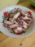 Tumis cumi asin Pedas