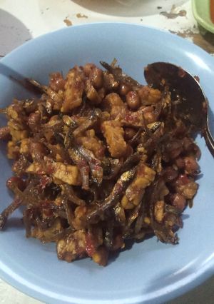 Foto resep Balado tempe teri kacang