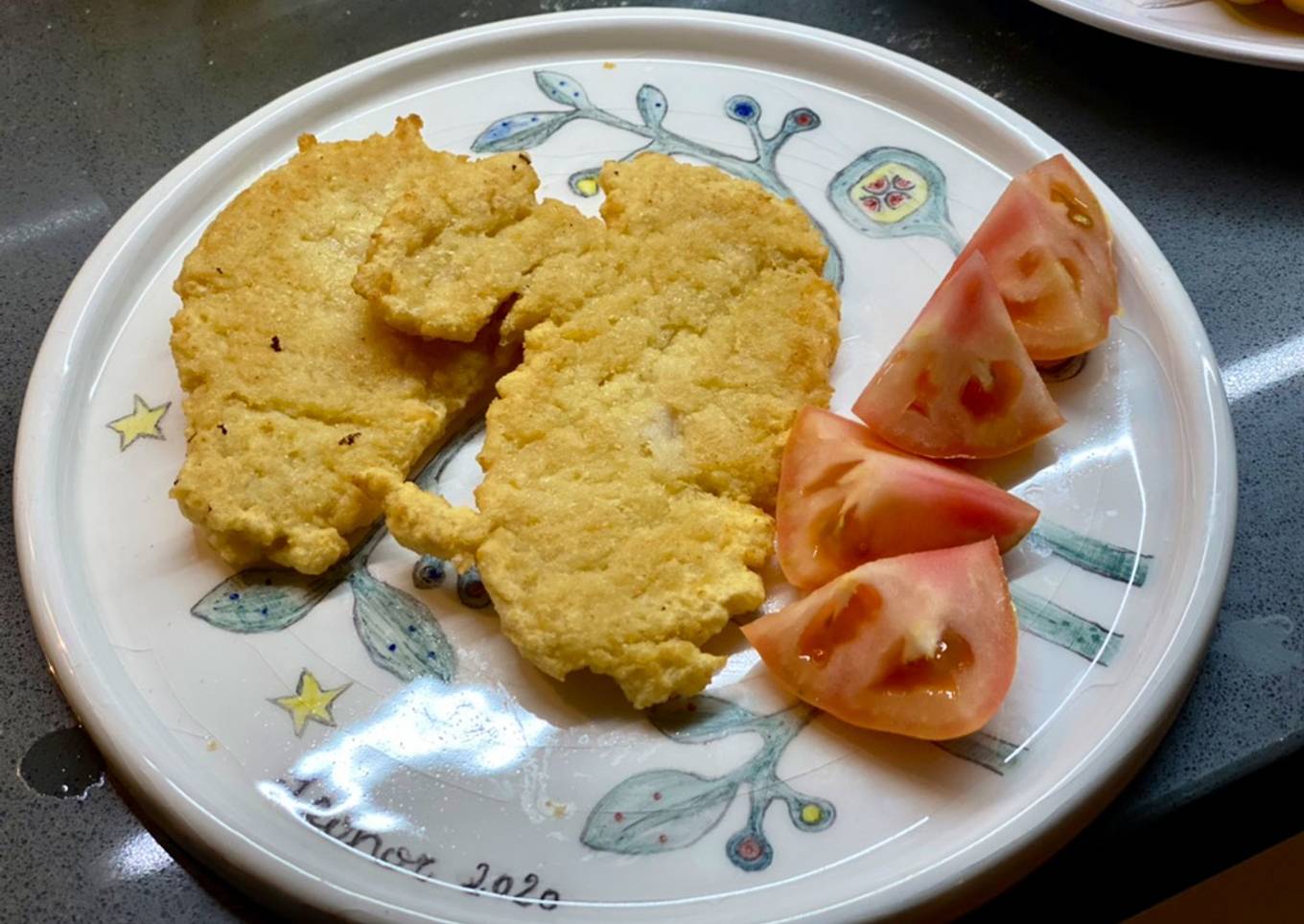 Tortillitas de merluza con harina de garbanzo (sin huevo!)