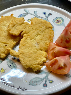 Una foto de Tortillitas de merluza con harina de garbanzo (sin huevo!)