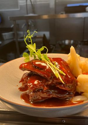 A picture of Glazed Ribs.
