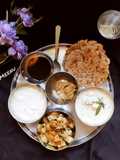 फलाहारी थाली (falahari thali recipe in Hindi)