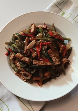 Foto resep Oseng Buncis Tempe