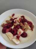 Pudding ryżowy z owocami