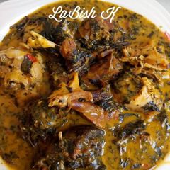 A picture of Onugbo soup.