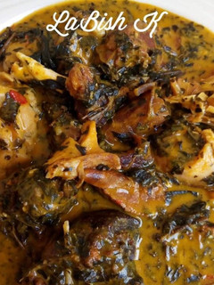 A picture of Onugbo soup.