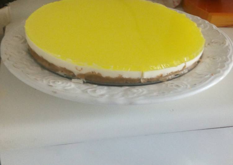 Tarta de queso con limón