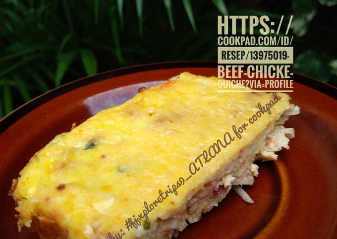 Beef & Chicken Quiche