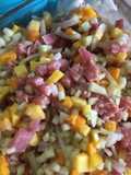 Ceviche de atún fresco con mango