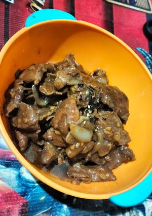 Foto resep Daging sapi Yakiniku