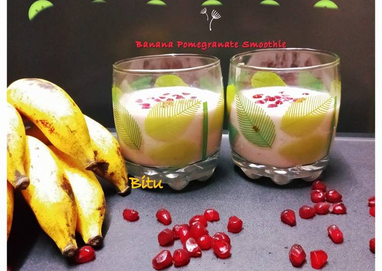 Banana Pomegranate Smoothie