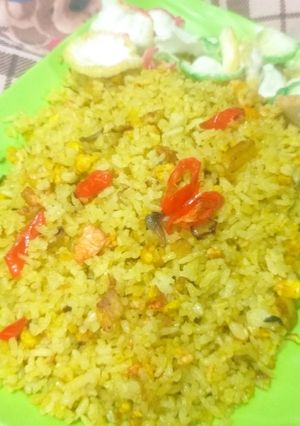 Foto resep Nasi goreng 💛kuning