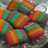 Lidah Kucing Rainbow (Tanpa Cetakan)