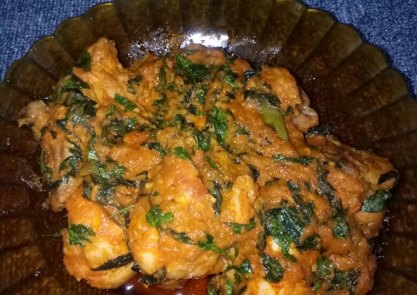 Ayam rica-rica kemangi
