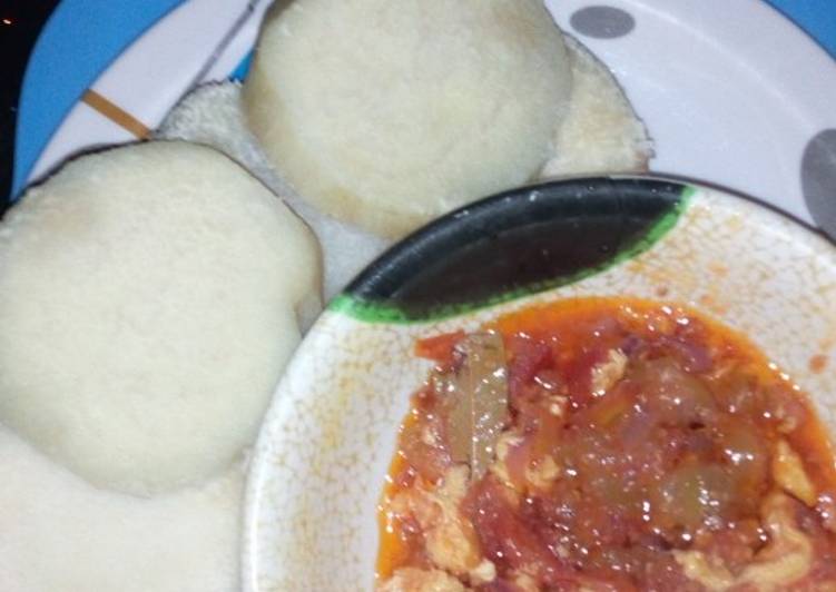 How to Make Super Quick Homemade White yam and tomatoes stew