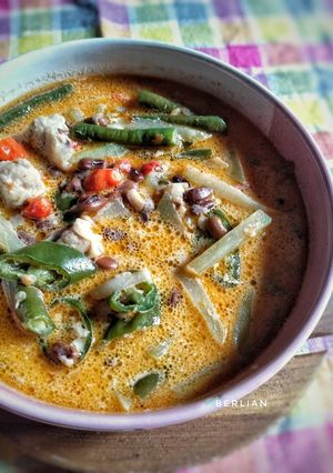 Foto resep Lodeh labu Siam kacang tolo