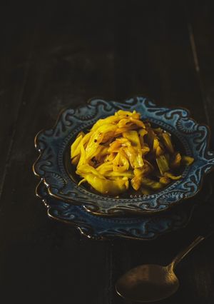 Gambar Kobis Goreng Kunyit