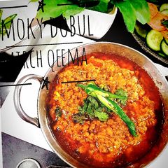 A picture of Smokey Double Mirch Qeema.