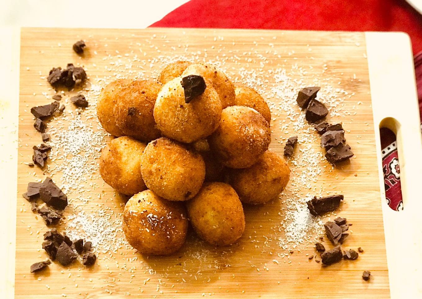 Sweetened rice balls