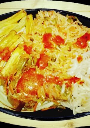 A picture of Veg Sizzlers.