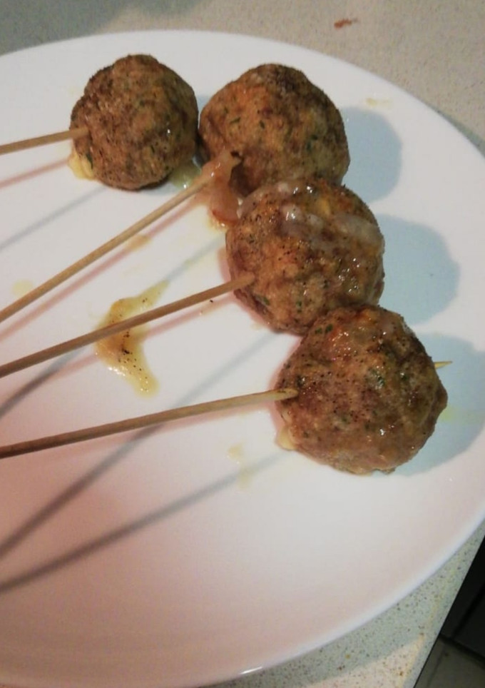 Una foto de Albóndigas rellenas de queso