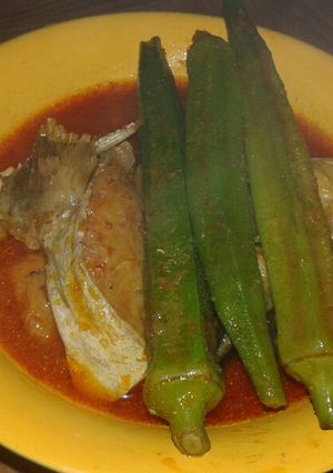 Foto resep Asam pedas tumis ikan okra