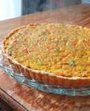 Tarta de zapallitos con masa casera