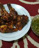 Ayam Bakar dengan Sambel Ijo