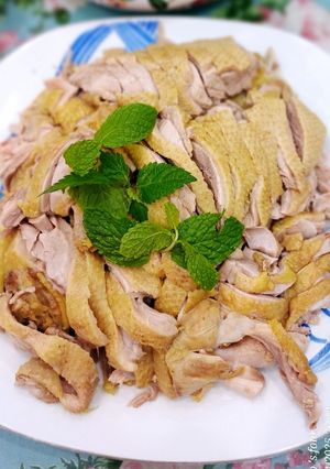 Hình của món Vịt luộc.