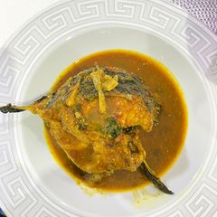 A picture of Catfish peppersoup.
