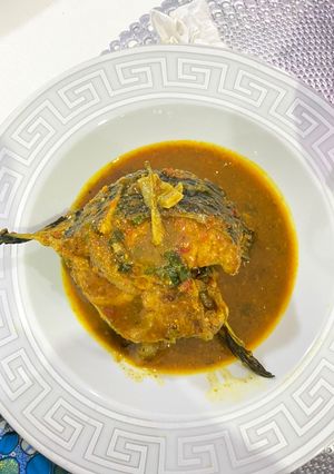 A picture of Catfish peppersoup.