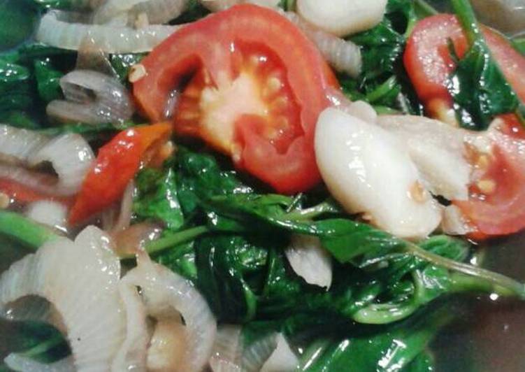 Resep Cah kangkung seger yang Lezat Sekali