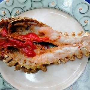 กุ้งมังกรแดงย่าง