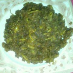 A picture of Agugu ne Achicha(pigeon bean).