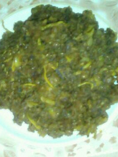 A picture of Agugu ne Achicha(pigeon bean).