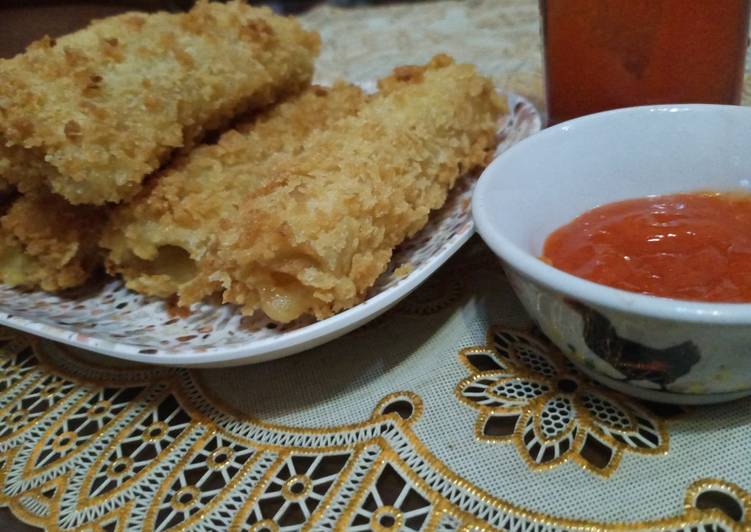 Bumbu Roti goreng sosis keju mozarella | Resep Membuat Roti goreng sosis keju mozarella Yang Sempurna