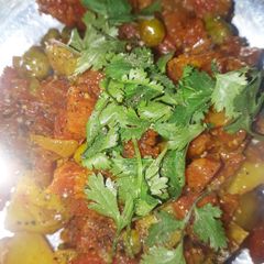 A picture of Aaloo gajar matar veg.