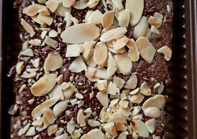 Brownies Ketan Hitam Panggang (Recook)