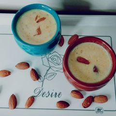 A picture of Badam milk.