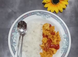 Foto resep #915 Telur Dadar Saus Tomat Ceri