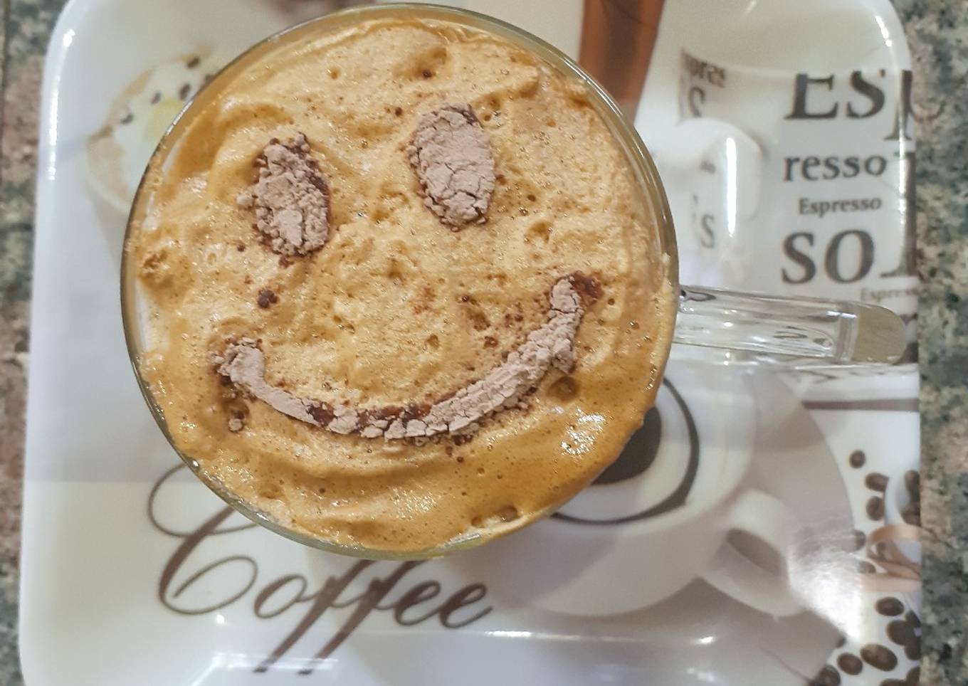 Dalgona coffee