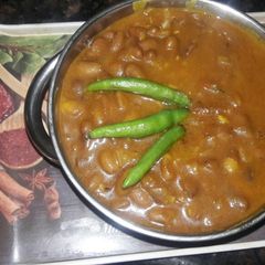 A picture of Kashmiri rajma masala.